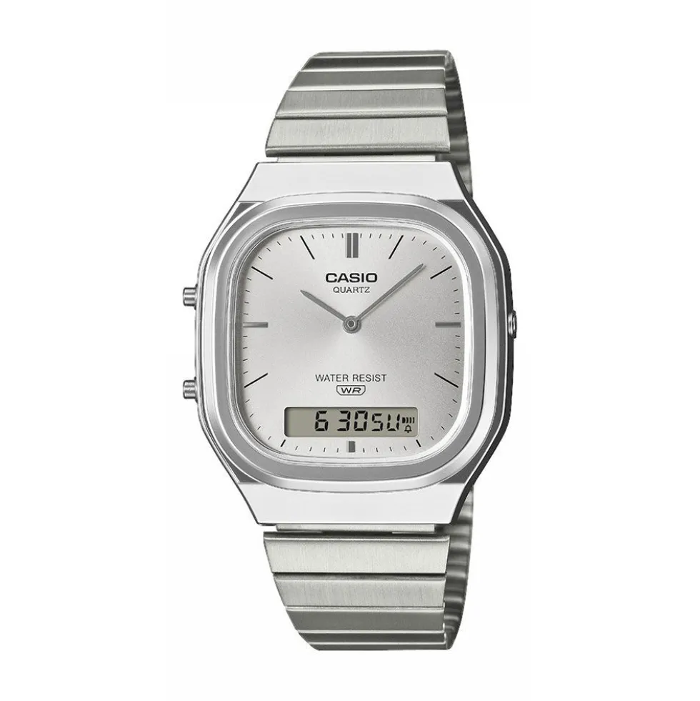 Montre Casio Collection Aq240 Argenté