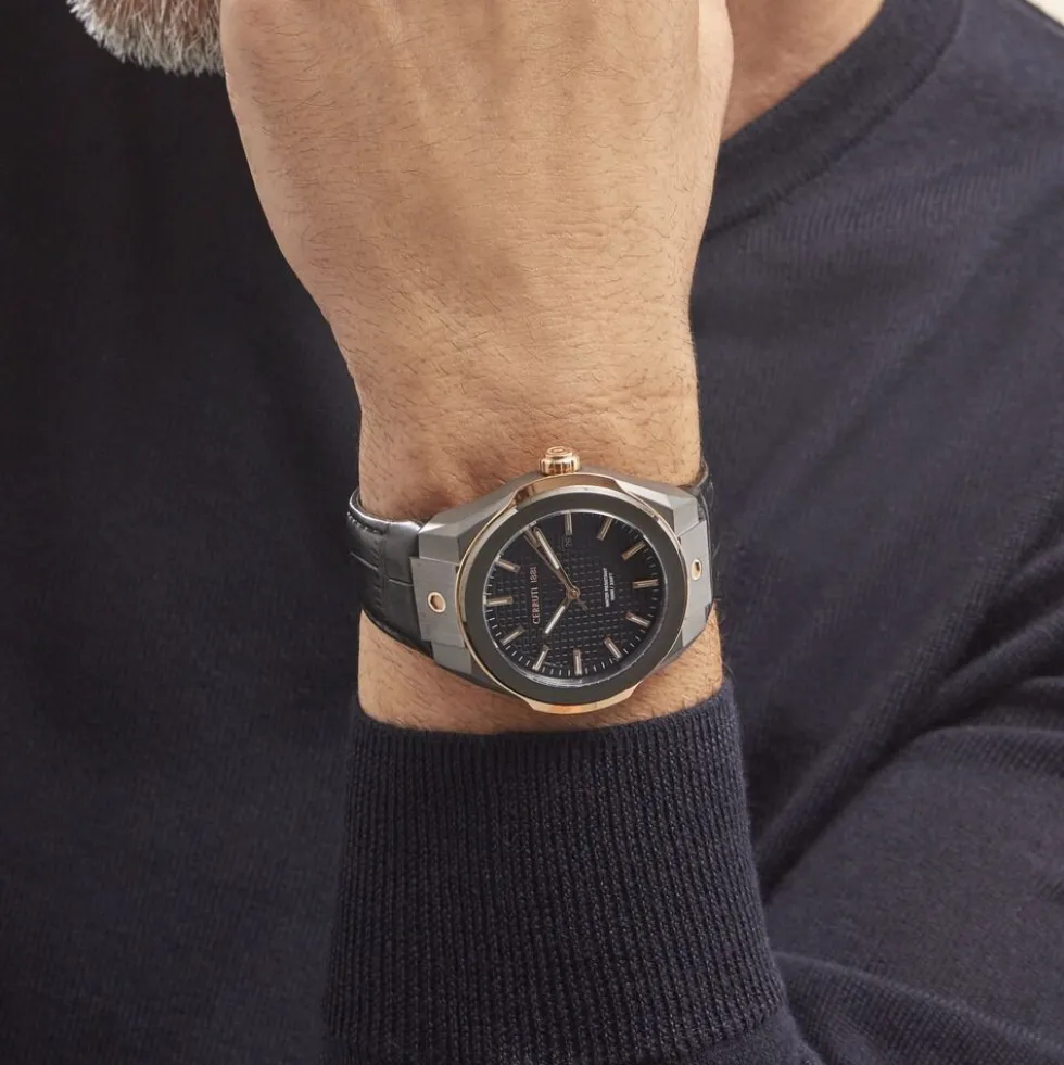 Montre Cerruti Ruscello Slim Noir