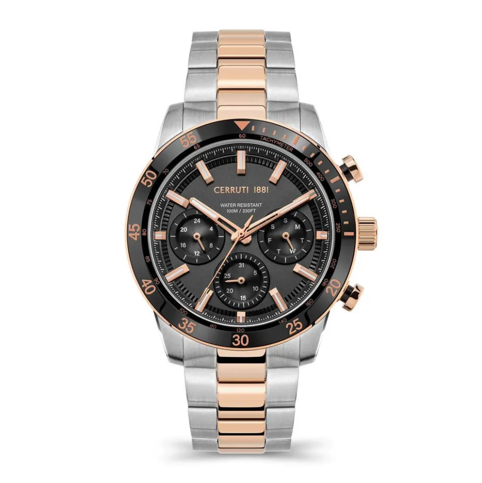 Montre Cerruti Turchino Slim Noir