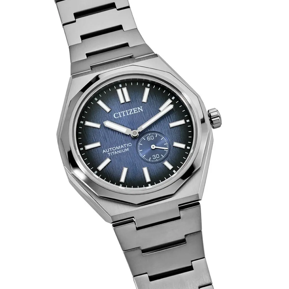 Montre Citizen Super Titanium Mechanical Zenshin Bleu