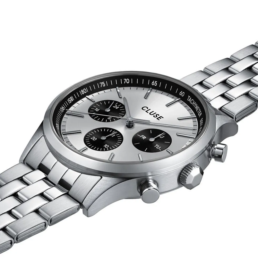 Montre Cluse Antheor Multifonction Argenté