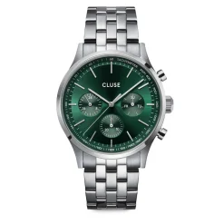 Montre Cluse Anthéor Multifonction Vert
