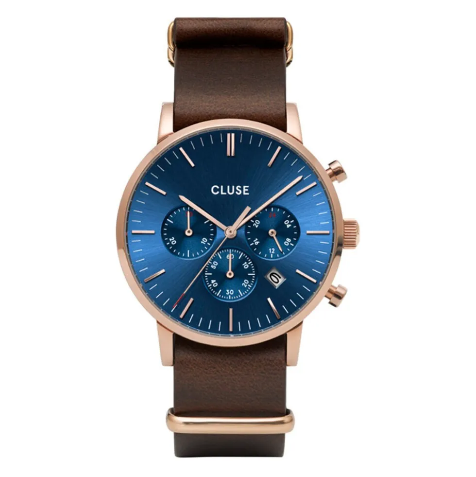 Montre Cluse Aravis Bleu