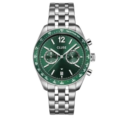 Montre Cluse Aravis Dual Timer Vert