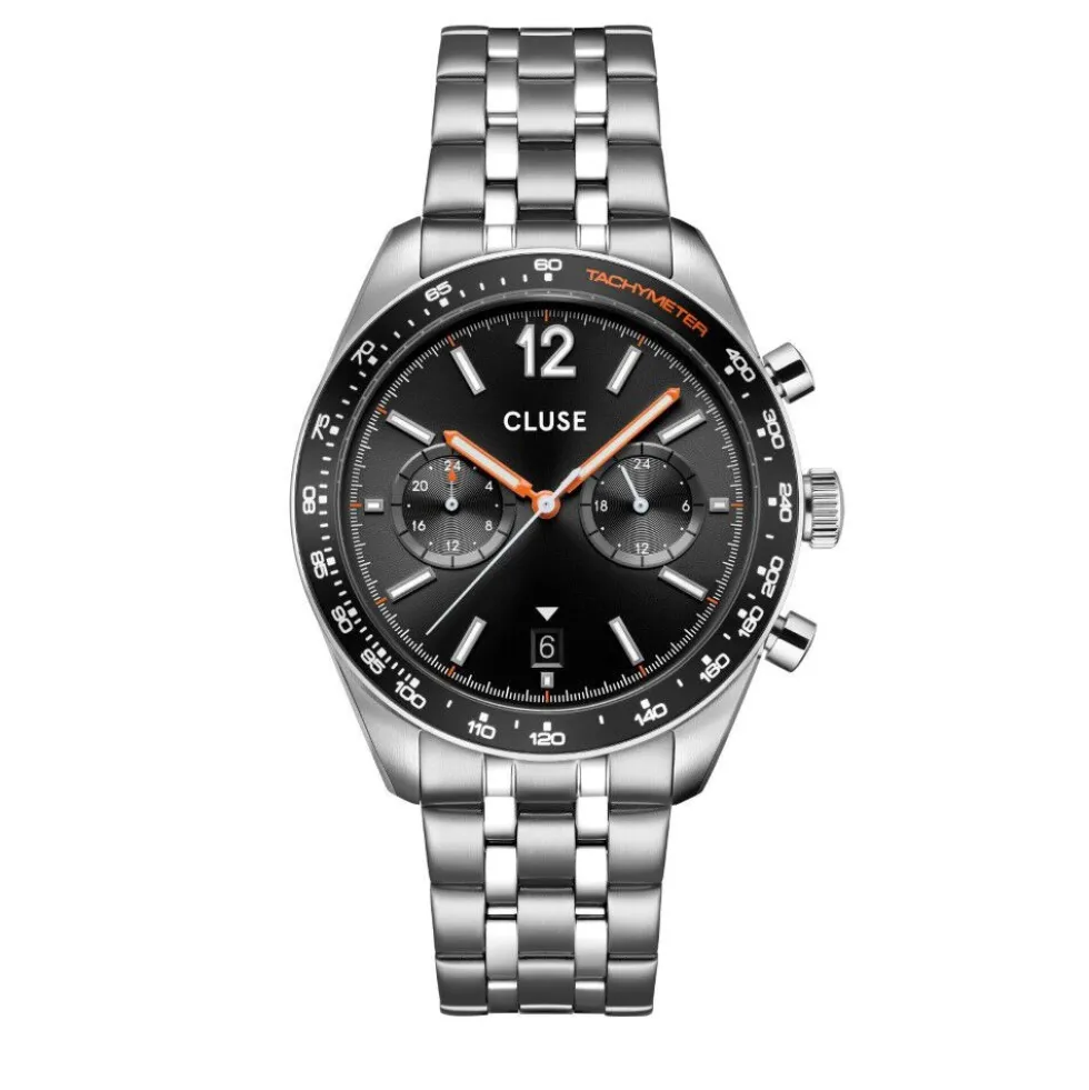 Montre Cluse Aravis Dual Timer Noir