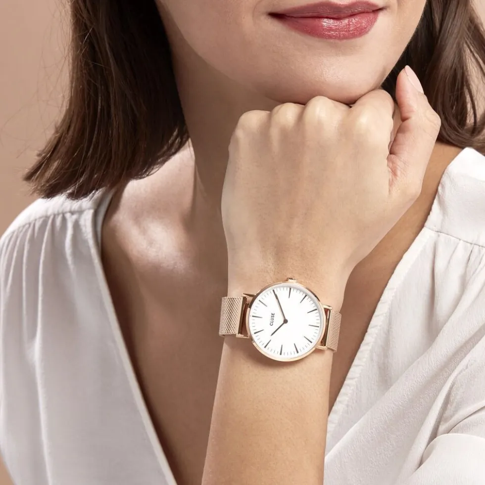 Montre Cluse Boho Chic Blanc