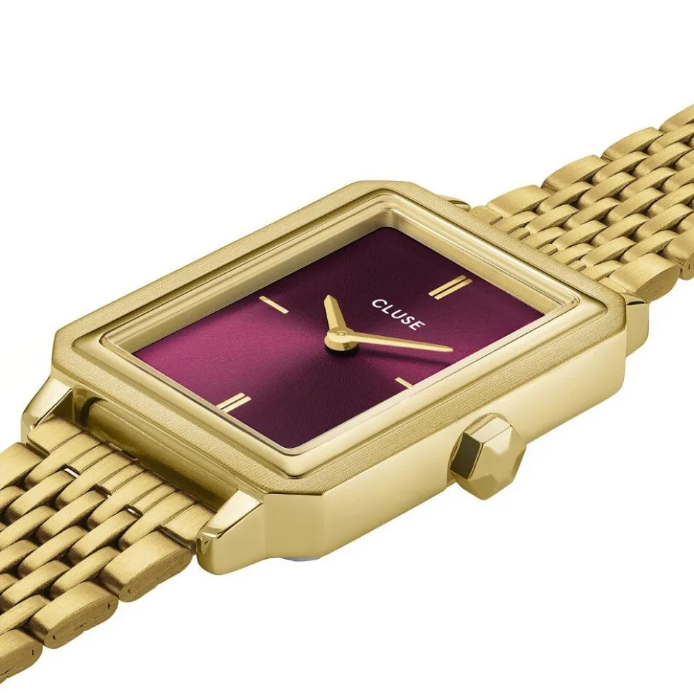 Montre Cluse Fluette Bordeaux