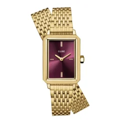 Montre Cluse Fluette Bordeaux