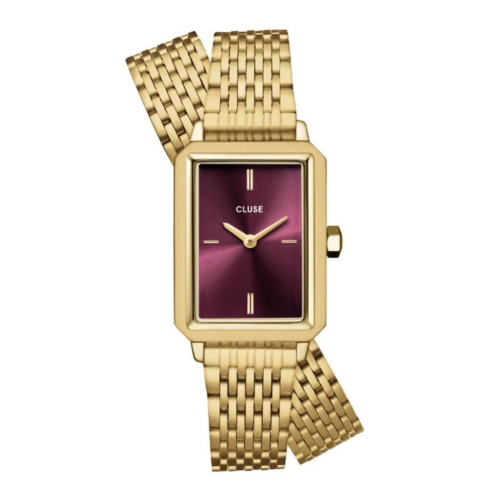 Montre Cluse Fluette Bordeaux