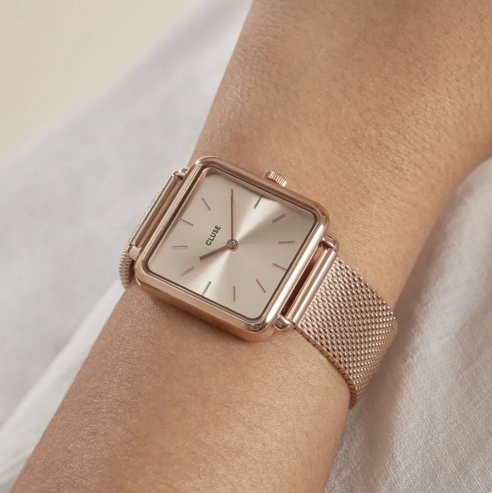 Montre Cluse La Tetragone Rose