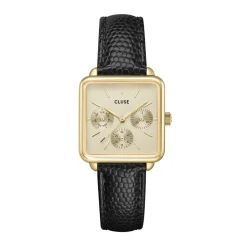Montre Cluse La Tétragone Multifunction Doré