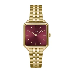 Montre Cluse La Tétragone Cerise