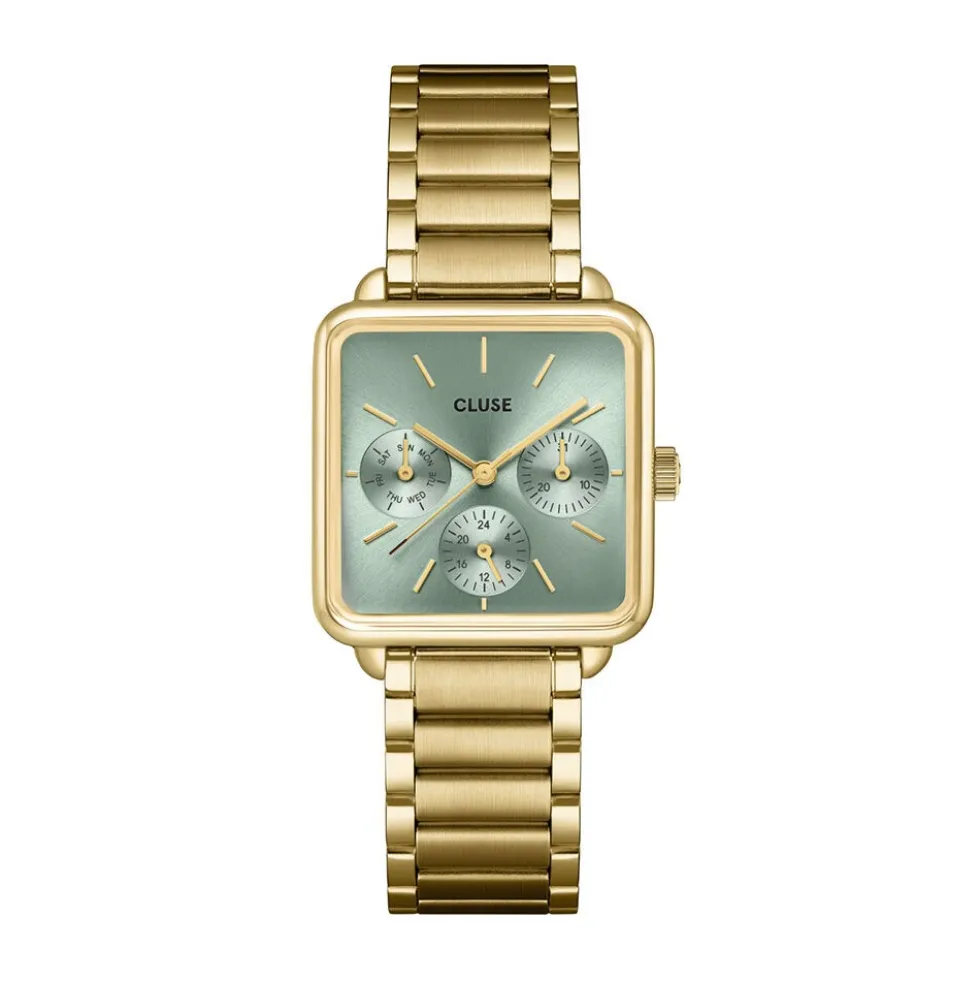 Montre Cluse La Tétragone Multifunction Vert