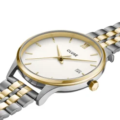 Montre Cluse Minuit Date Blanc