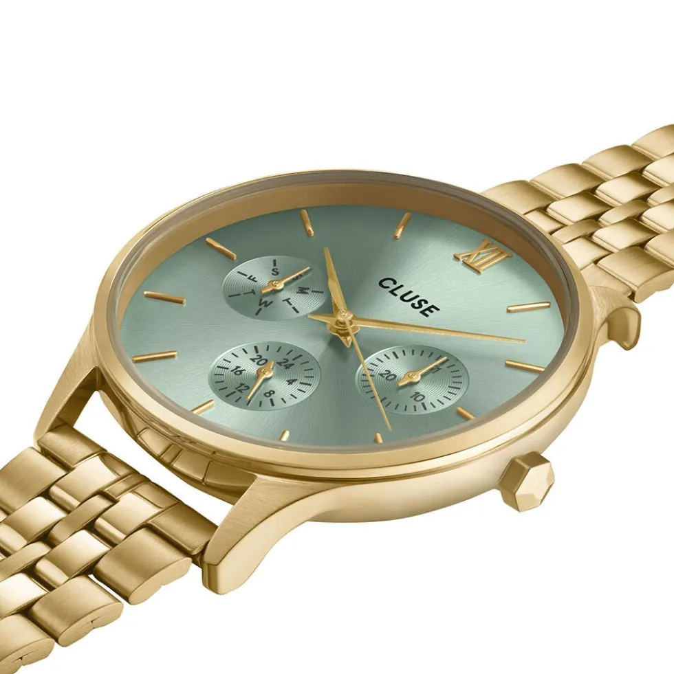 Montre Cluse Minuit Multifunction Vert