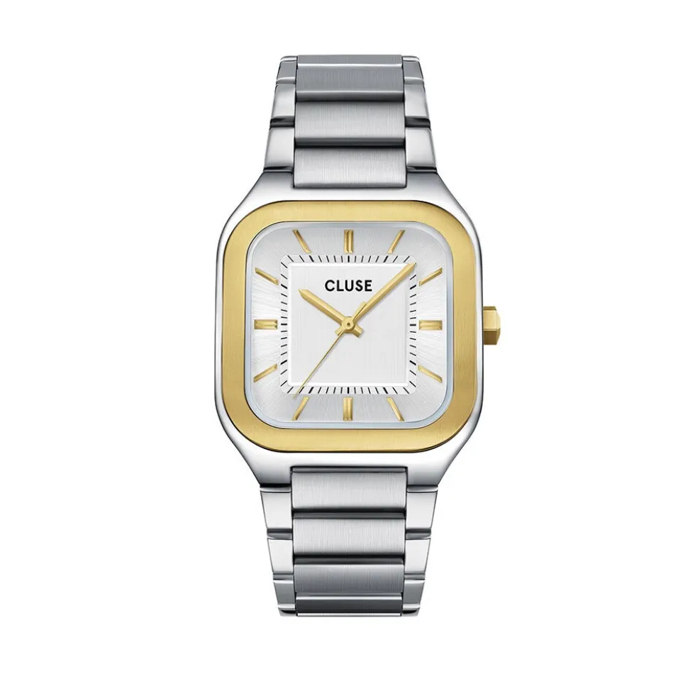 Montre Cluse Quadrus Argenté