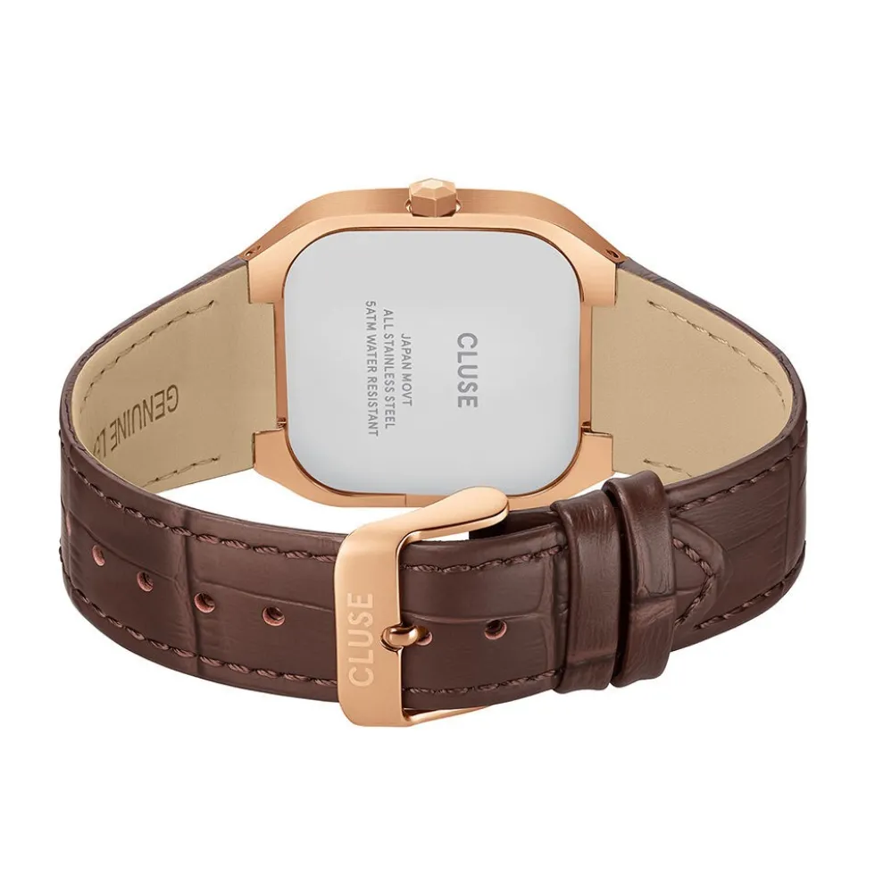 Montre Cluse Quadrus Multifonction Bleu