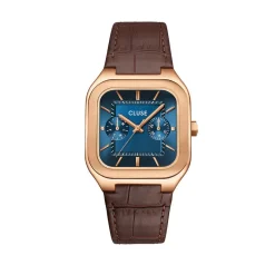 Montre Cluse Quadrus Multifonction Bleu