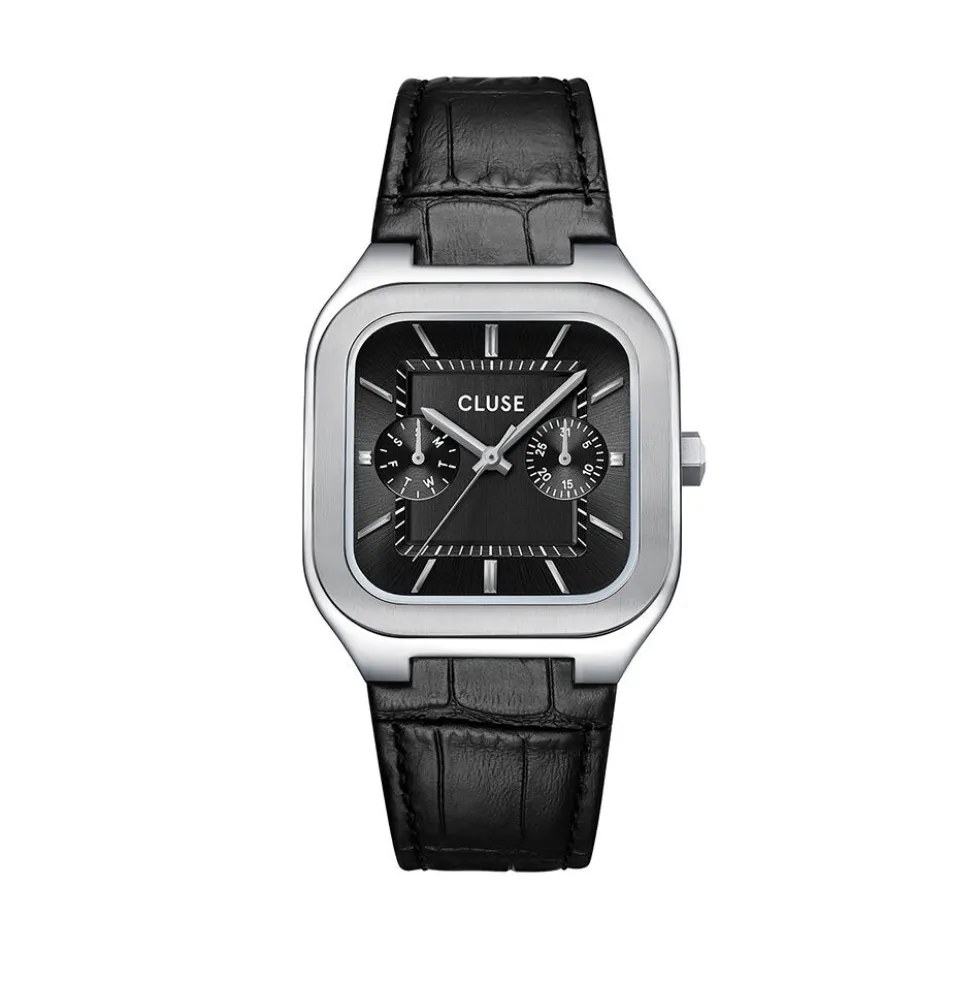 Montre Cluse Quadrus Multifonction Noir