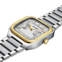 Montre Cluse Quadrus Multifonction Argenté