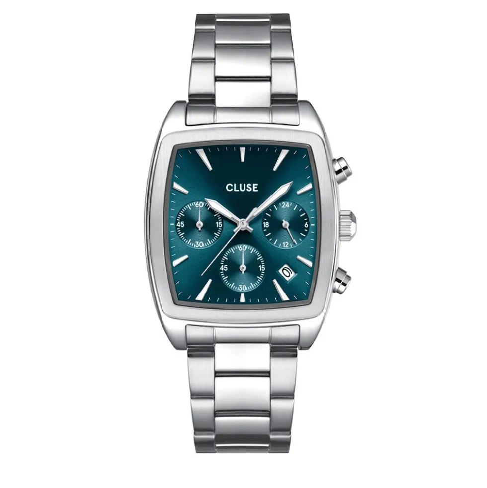 Montre Cluse Quartaut Chrono Bleu