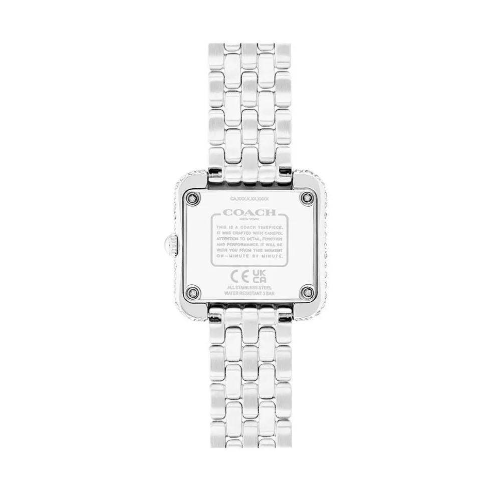 Montre Coach Cass Argenté