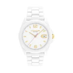 Montre Coach Greyson Blanc