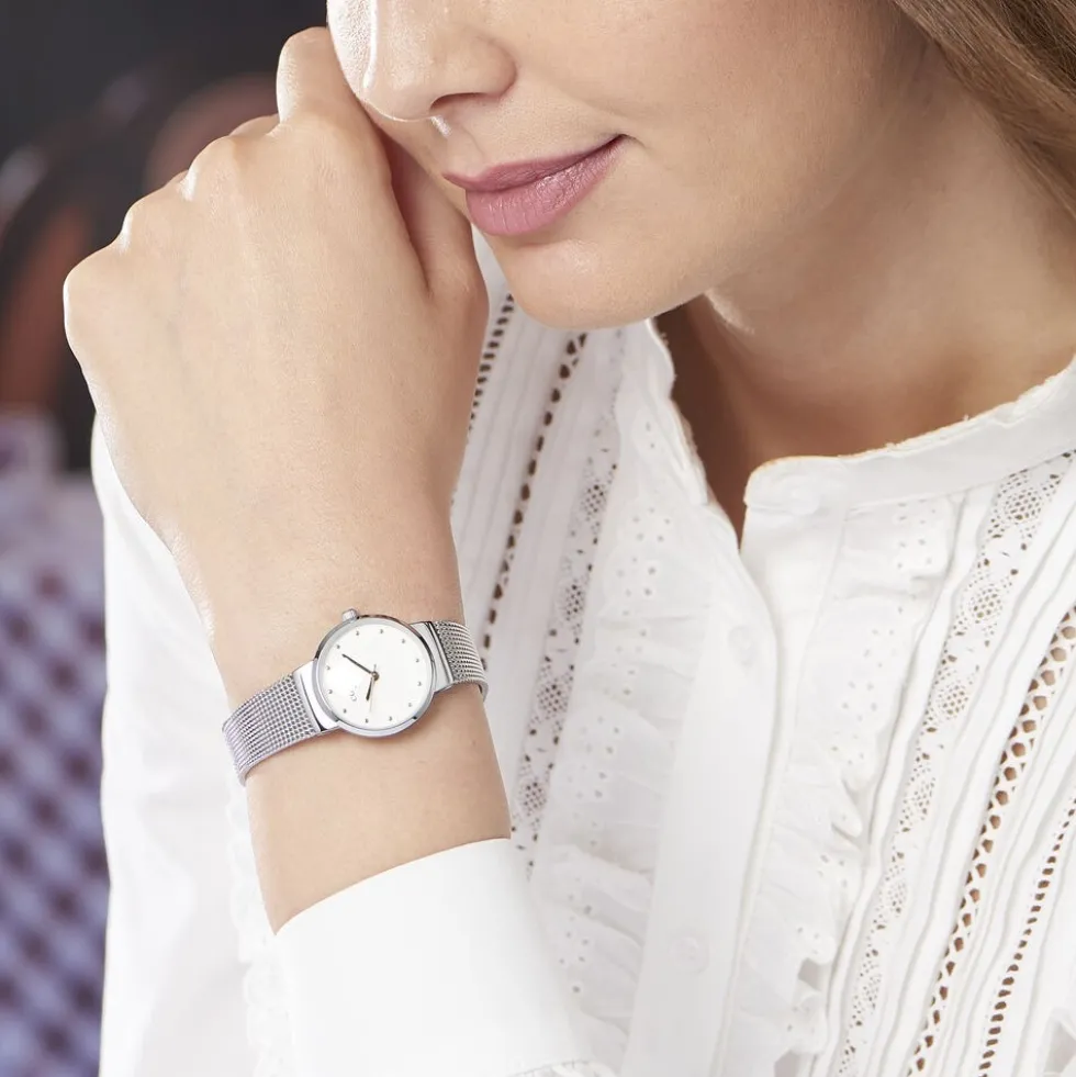 Montre Codhor Fleur Argente