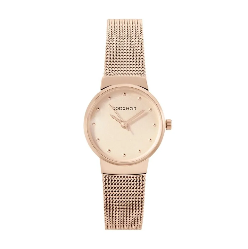 Montre Codhor Fleur Doré Rose