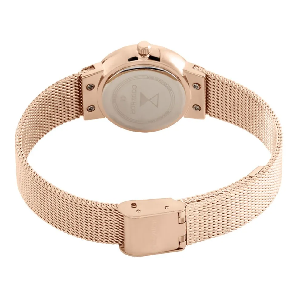 Montre Codhor Fleur Doré Rose