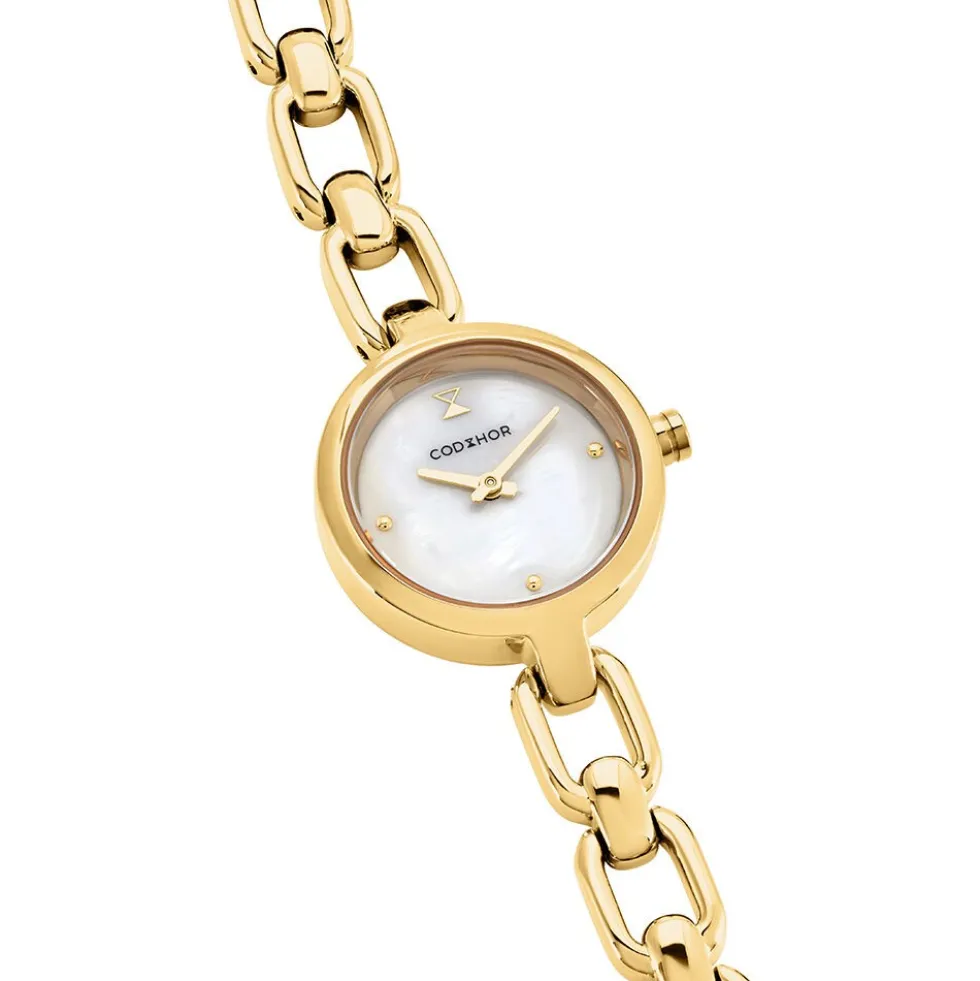 Montre Codhor Lina Nacre Blanche