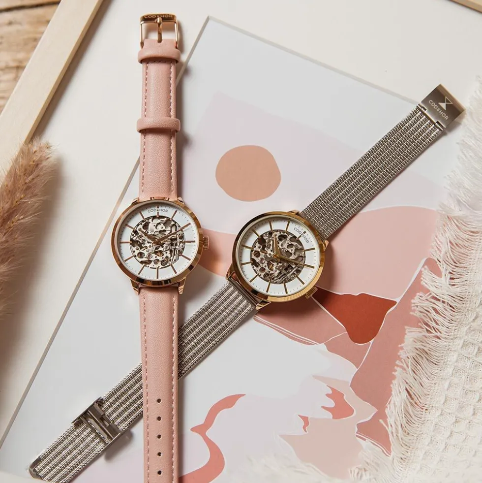 Montre Codhor Louise Blanc