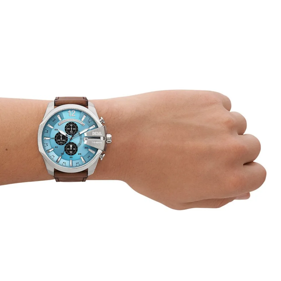 Montre Diesel Mega Chief Bleu