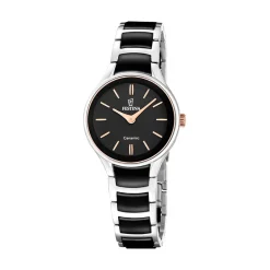 Montre Festina Ceramic Bimatiere Noir