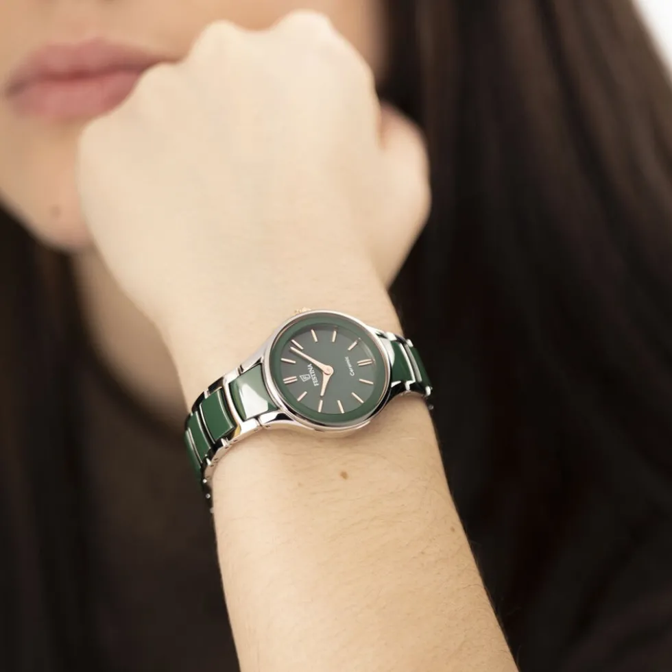 Montre Festina Ceramic Bimatiere Vert