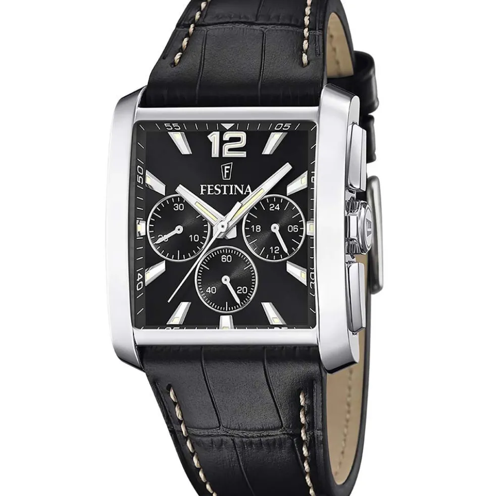 Montre Festina On The Square Chrono Noir