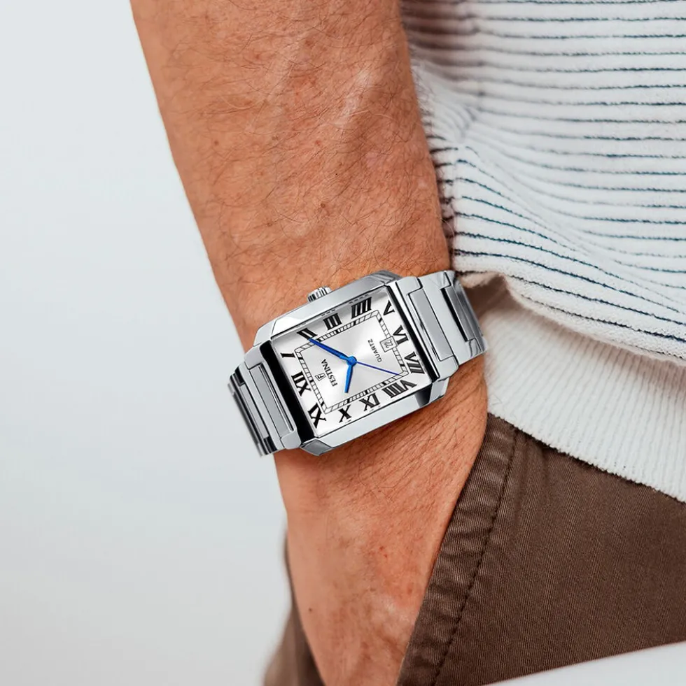 Montre Festina On The Square Blanc