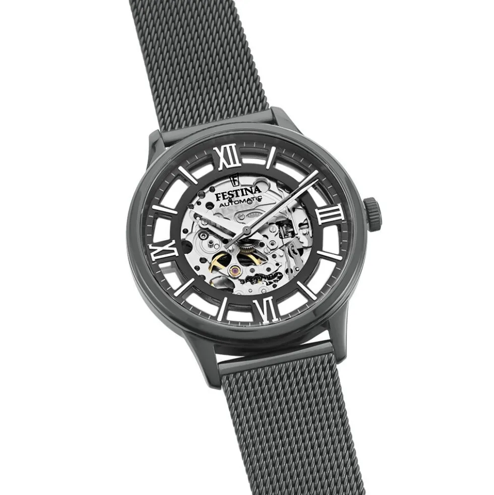 Montre Festina Squelette Blanc