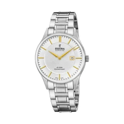 Montre Festina Swiss Made 40 Argenté