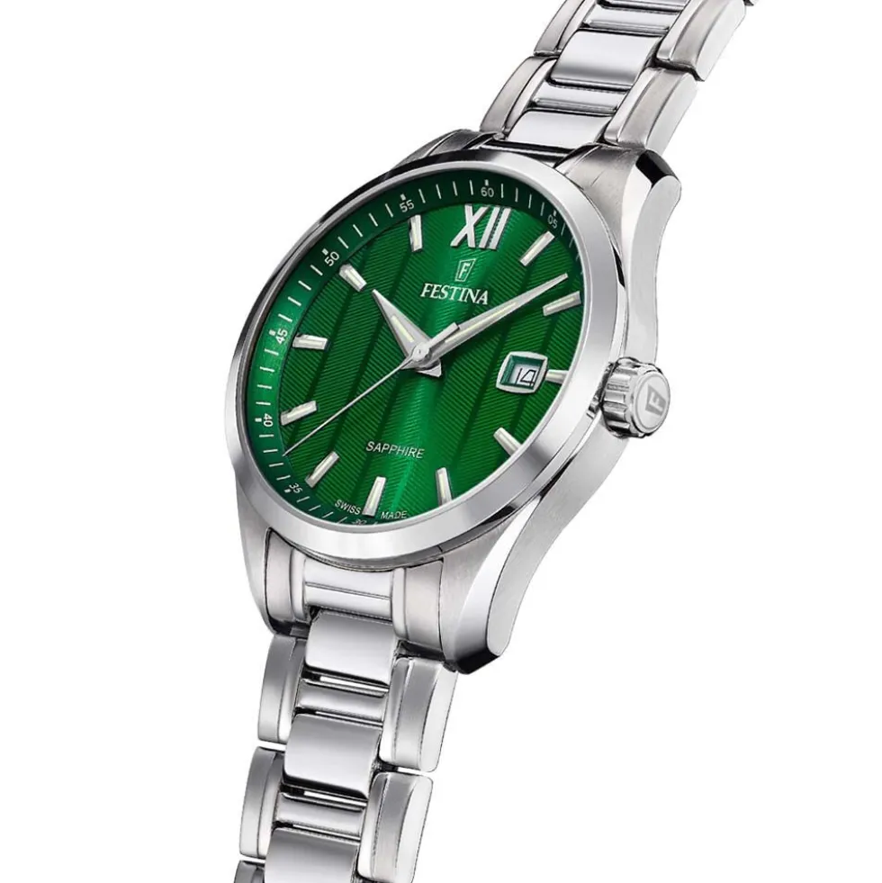 Montre Festina Swiss Made 37,5 Vert