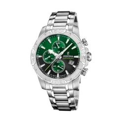 Montre Festina Timeless Chrono 45-3 Vert