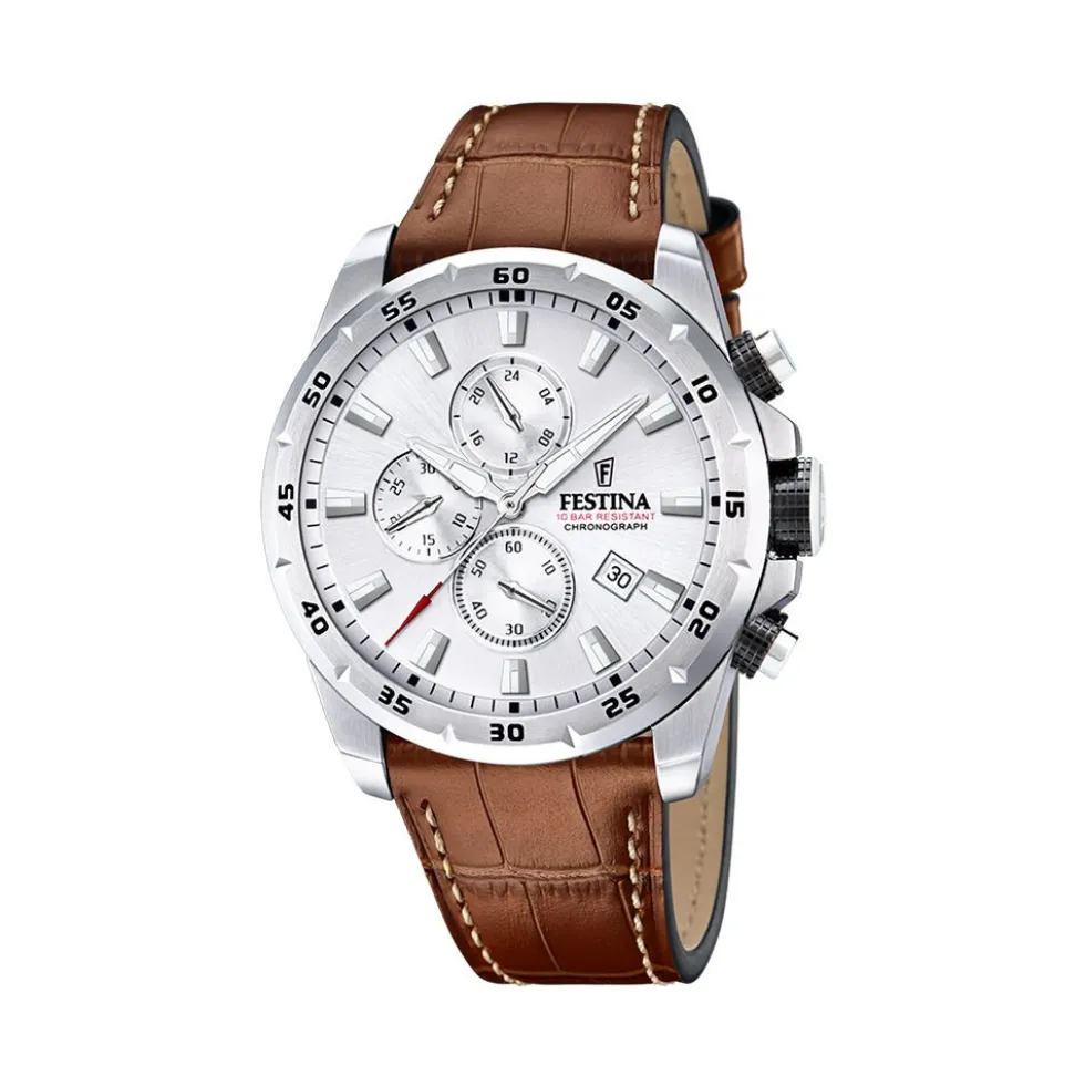 Montre Festina Timeless Chronograph Argenté
