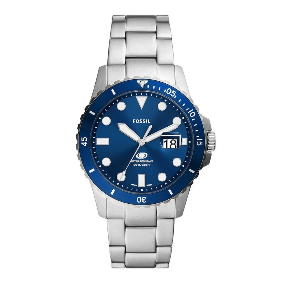 Montre Fossil Blue Dive Bleu