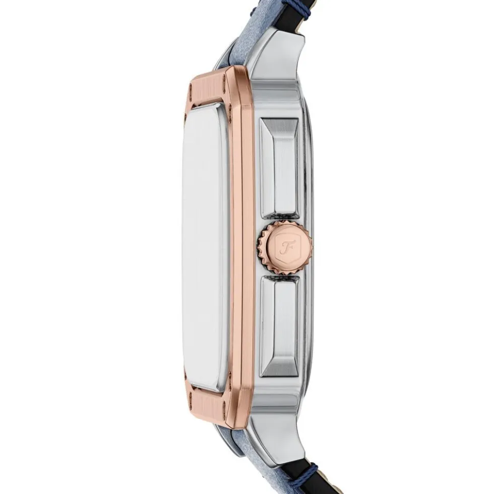 Montre Fossil Crosby Bleu