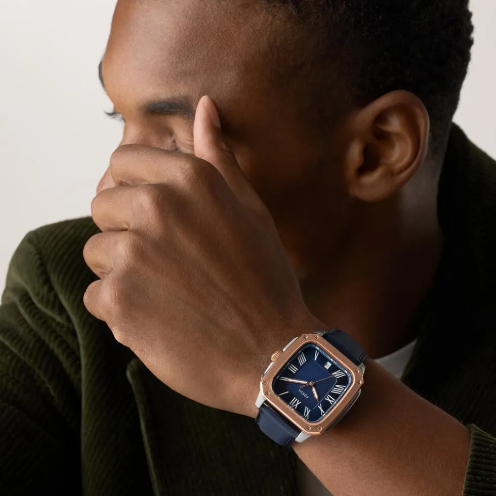 Montre Fossil Crosby Bleu