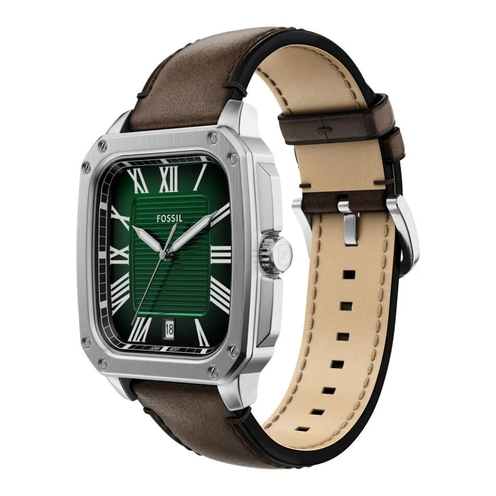 Montre Fossil Crosby Vert