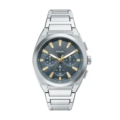 Montre Fossil Everett Chrono Bleu