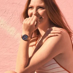 Montre Fossil Fb 01- Bleu
