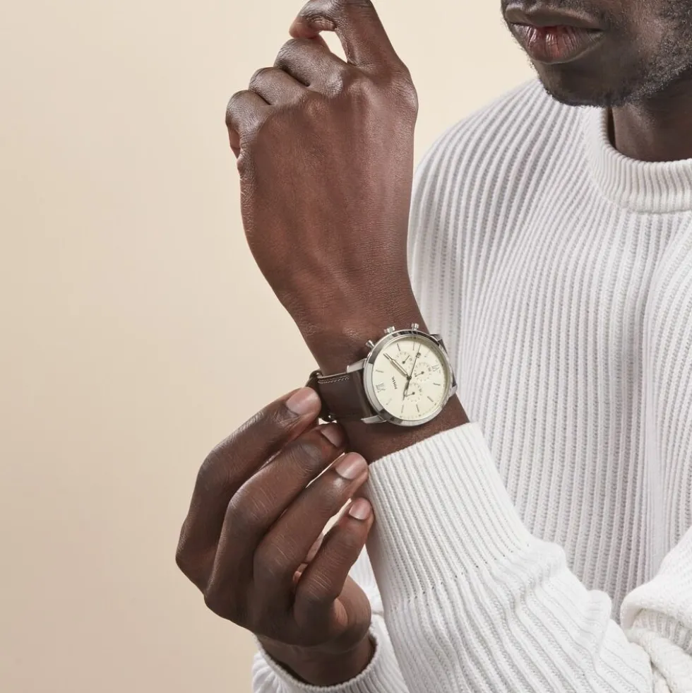 Montre Fossil Neutra Chrono Beige