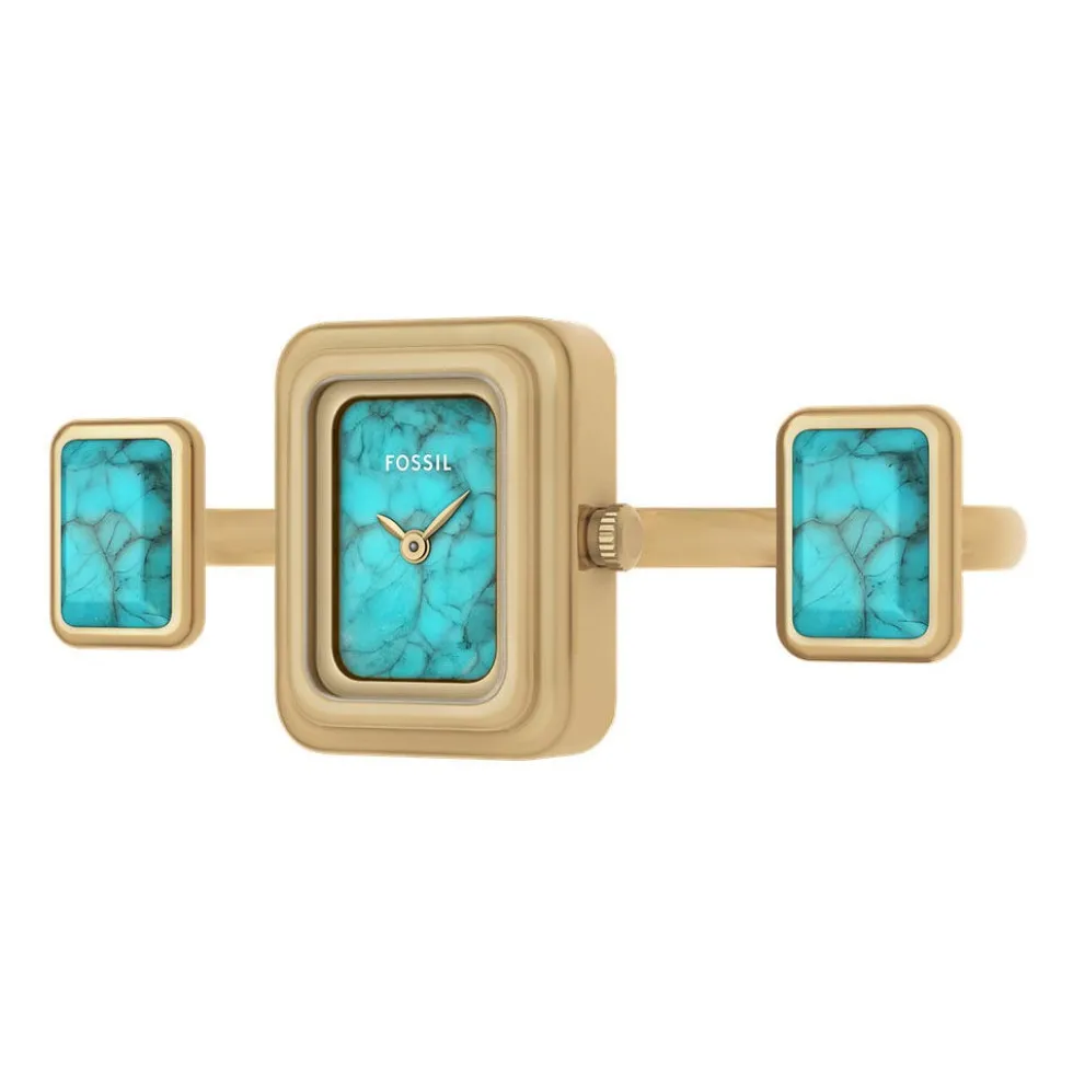 Montre Fossil Raquel Watch Ring Bleu